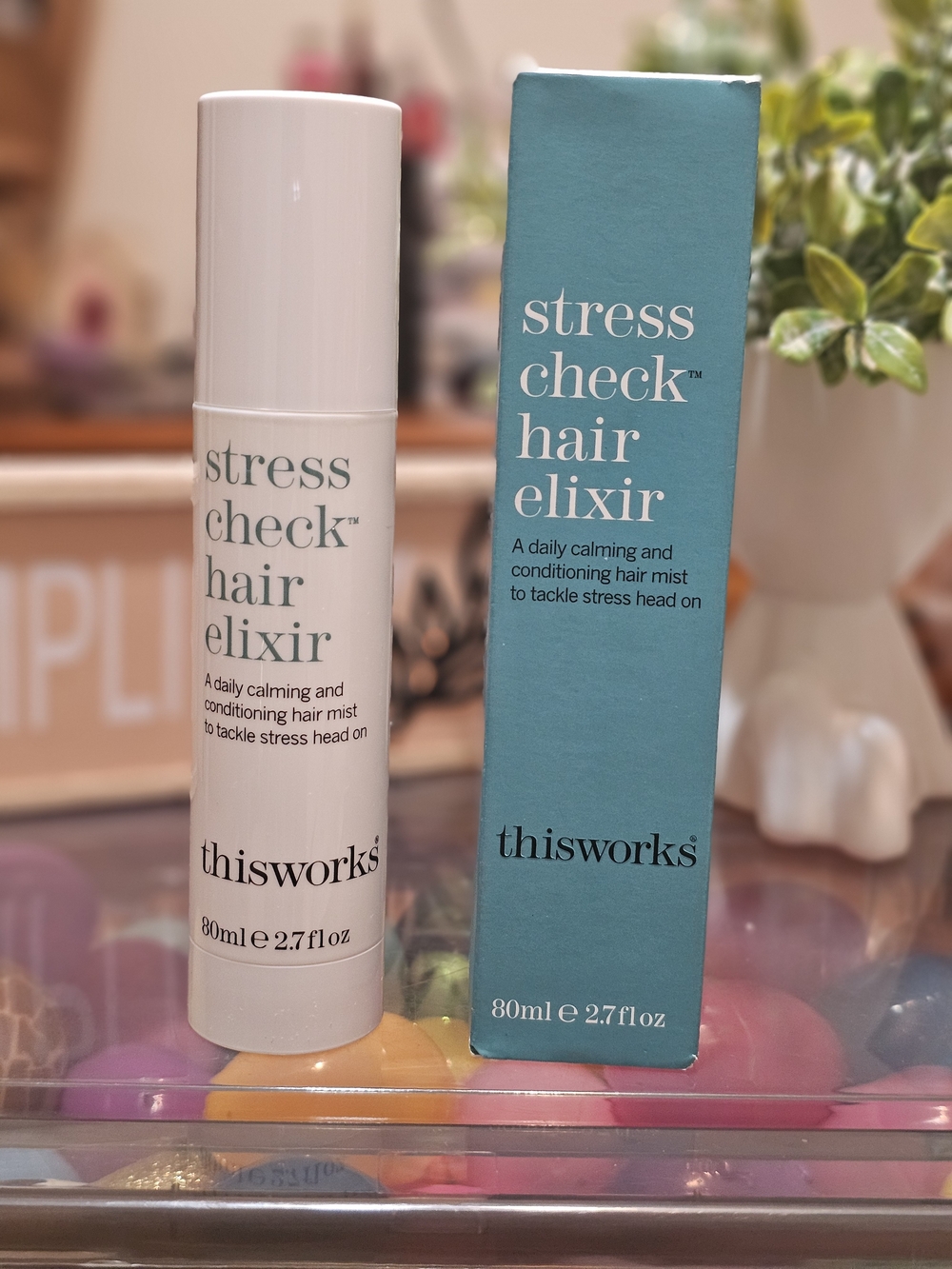 thisworks Stress Check Hair Elixir - White Conditioning Hair Mist